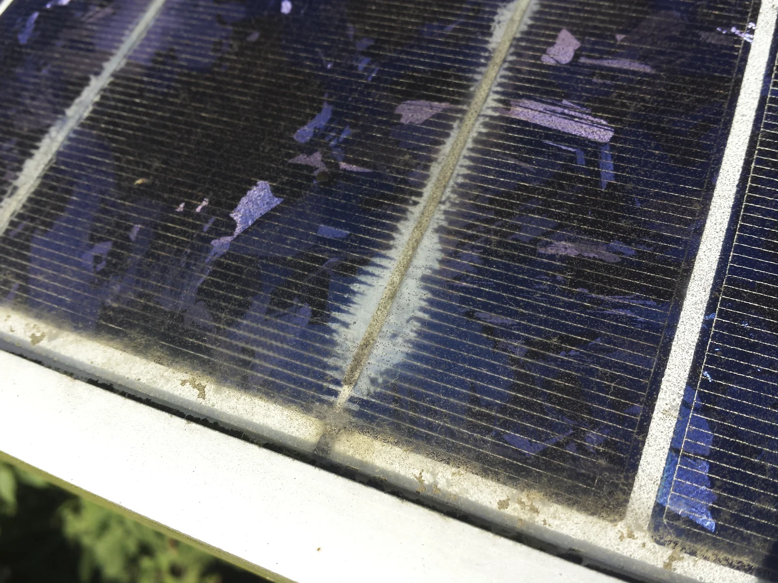 Delamination effects on a photovoltaic module