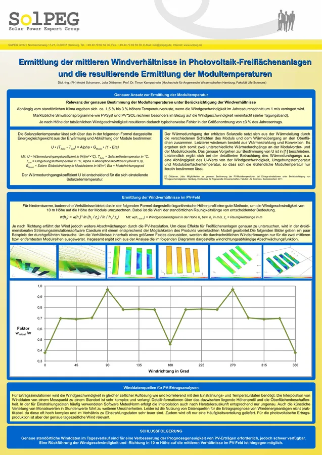 Poster-Vorschau: Windverhältnisse und Modultemperaturen