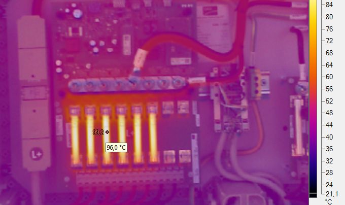 SolPEG Thermographie-Aufnahme